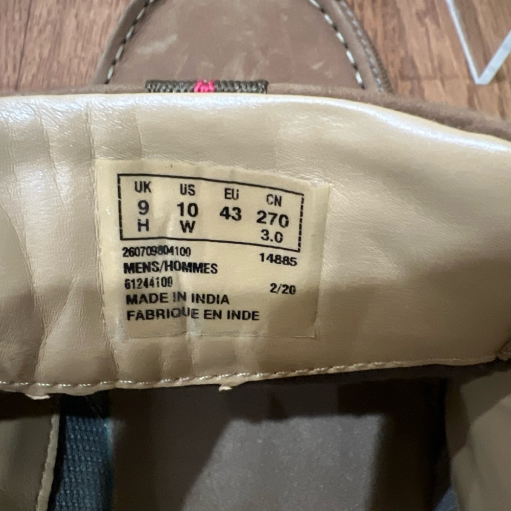 Clarks Mens Waterloo Boat Shoe Sz 10W Tan/Brown Nautical Outdoors Casual Lightwe - Picture 14 of 14